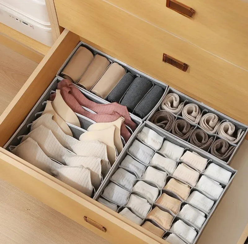 SET ORGANIZADOR ROPA INTERIOR X 4