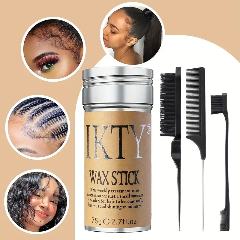 CERA PARA EL CABELLO CON CEPILLO PARA PULIR