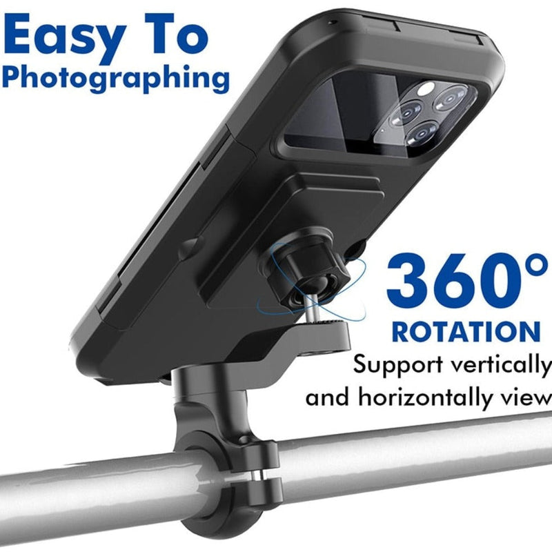 Soporte para celular en moto